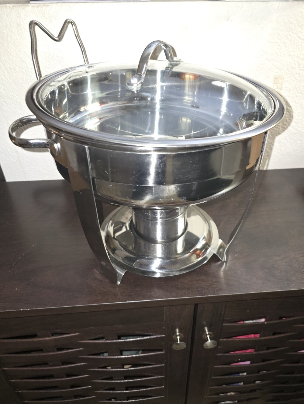 Stainless Steel Chafing Dish with Glass Lid